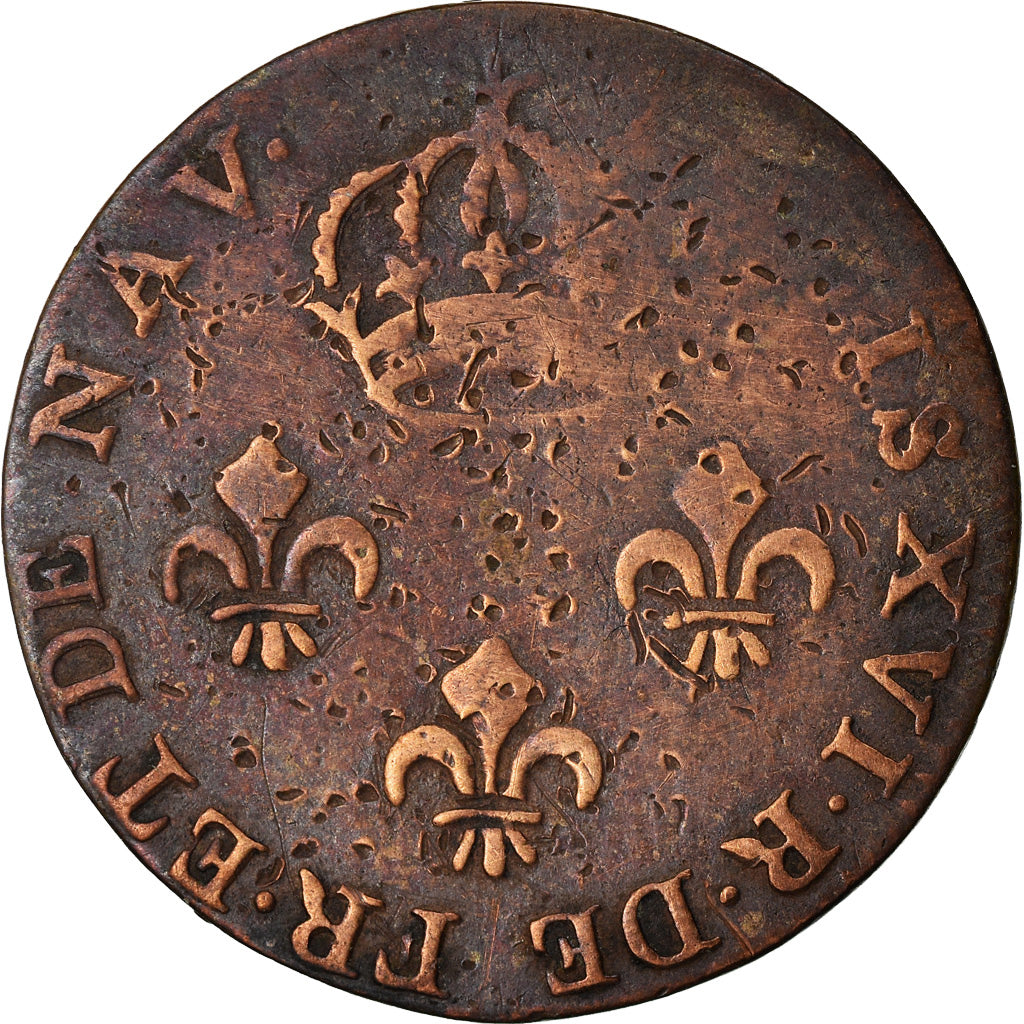 Moneta, Guinea francese, 2 Sous, 1789, Paris, MB, Biglione, KM:1, Lecompte:20
