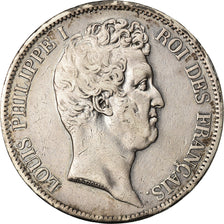 Coin, France, Louis-Philippe, 5 Francs, 1831, Paris, EF(40-45), Silver
