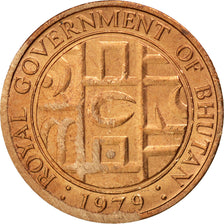 BHUTAN, 5 Chetrums, 1979, KM #45, MS(63), Bronze, 17.15, 1.78