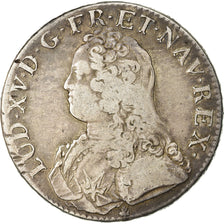 Munten, Frankrijk, Louis XV, Écu aux branches d'olivier, Ecu, 1726, Riom, ZF
