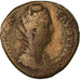 Coin, Diva Faustina I, Sestertius, AD 146-161, Rome, VF(20-25), Bronze, RIC:1128