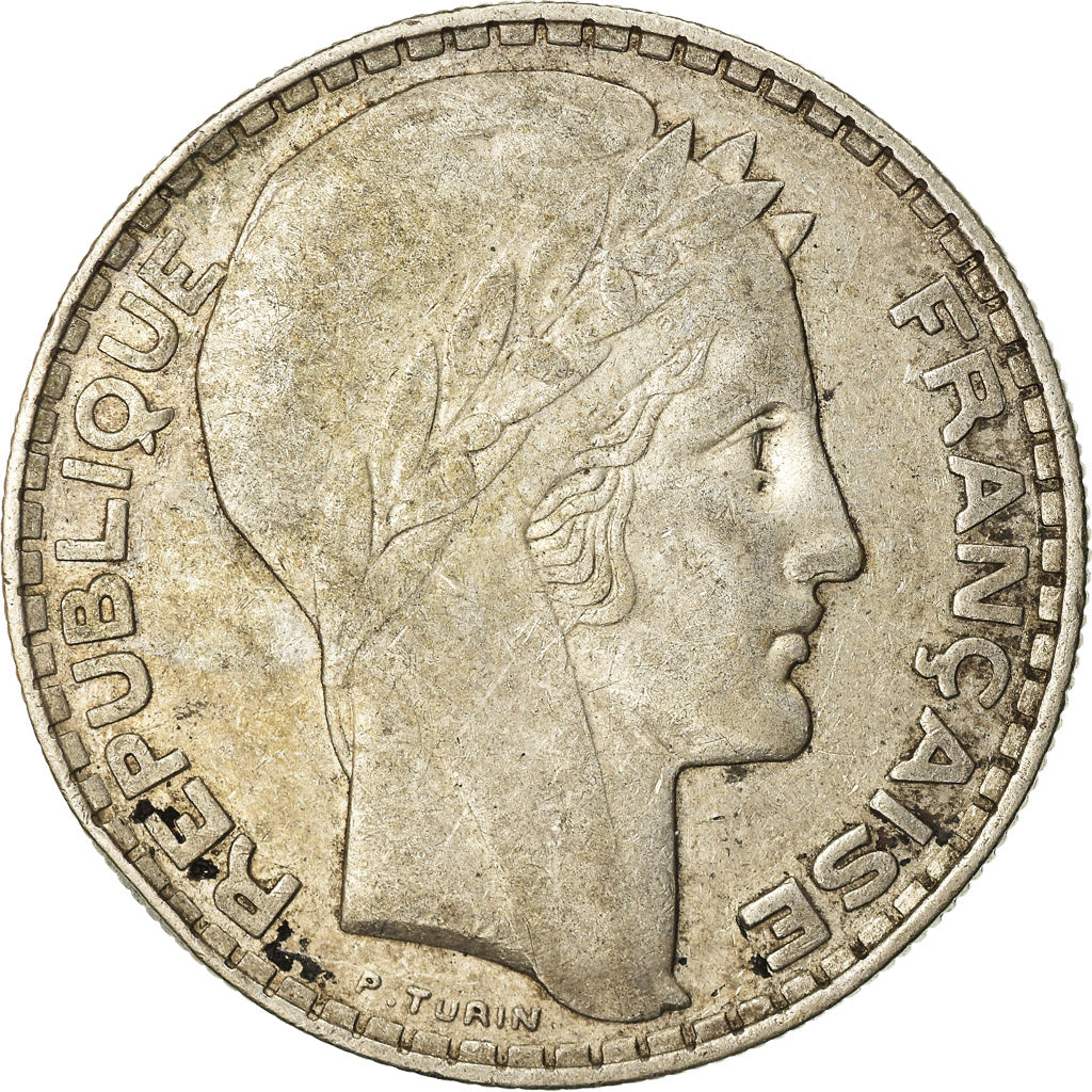 Moneta, Francia, Turin, 20 Francs, 1933, Paris, BB, Argento, KM:879, Gadoury:852