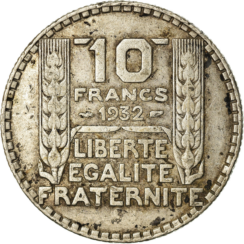 Münze, Frankreich, Turin, 10 Francs, 1932, Paris, S+, Silber, KM:878