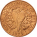 BHUTAN, 10 Chhertum, 1979, KM #46, MS(63), Bronze, 20.35, 3.56