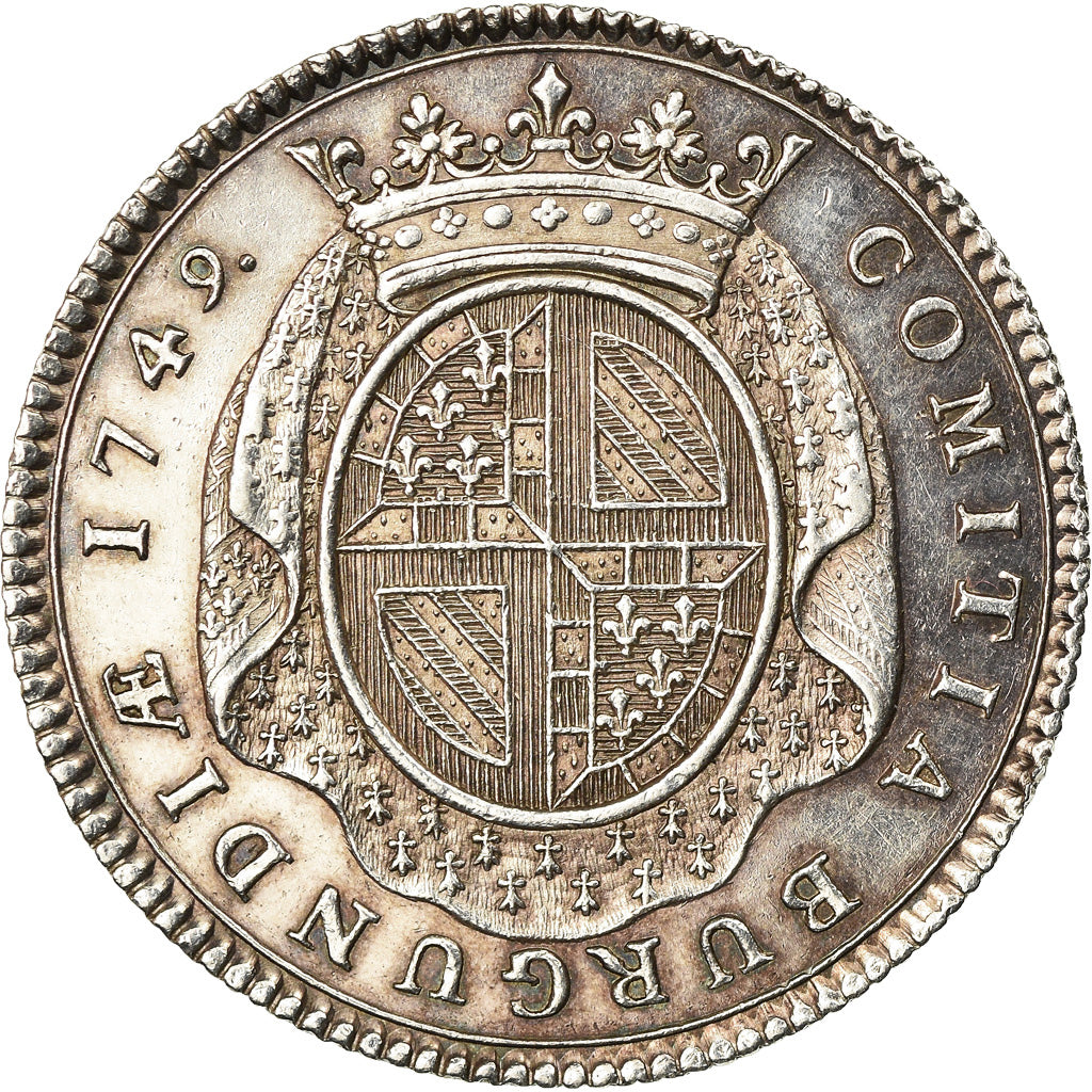 Frankrijk, Token, Royal, Louis XV, Etats de Bourgogne, 1749, Duvivier, PR