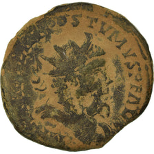 Moneda, Postumus, Double Sestertius, Trier, BC+, Bronce, RIC:143