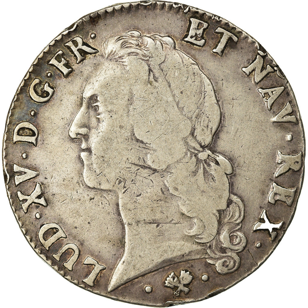 Münze, Frankreich, Louis XV, Écu au bandeau, Ecu, 1764, Bayonne, S+, Silber