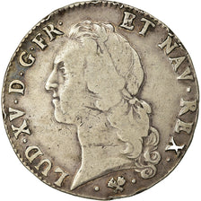 Münze, Frankreich, Louis XV, Écu au bandeau, Ecu, 1764, Bayonne, S+, Silber
