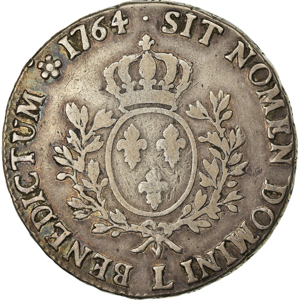 Münze, Frankreich, Louis XV, Écu au bandeau, Ecu, 1764, Bayonne, S+, Silber