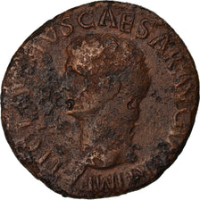 Moneta, Claudius, As, 41-50, Roma, VF(20-25), Miedź, Cohen:47, RIC:97