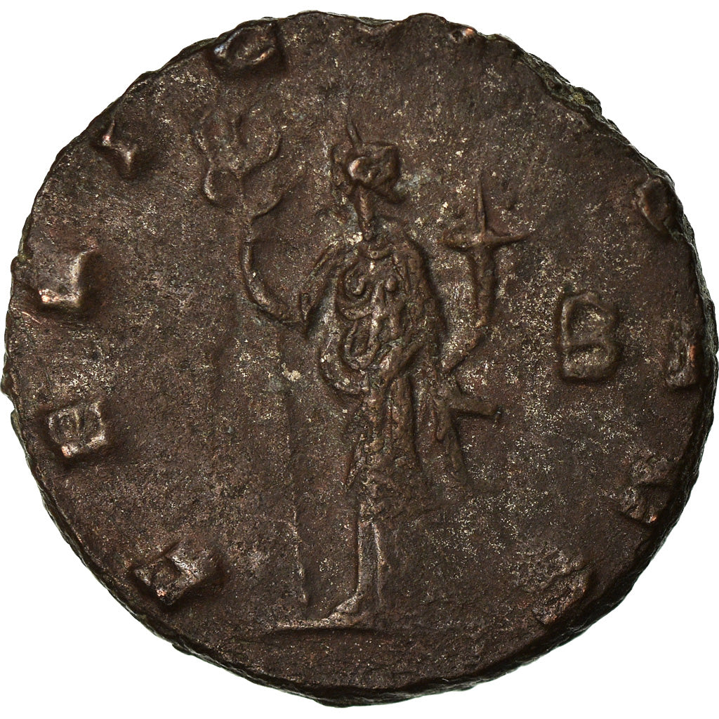 Coin, Claudius II (Gothicus), Antoninianus, 268-270, Rome, AU(50-53), Billon