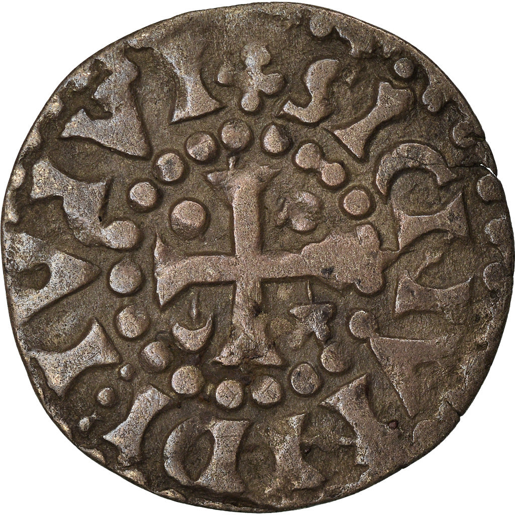 Coin, France, Maine, Herbert I, Denarius, c. 1150, Le Mans, Immobilized type