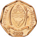 BOTSWANA, 5 Thebe, 2009, British Royal Mint, KM #26, MS(63), Copper Plated...