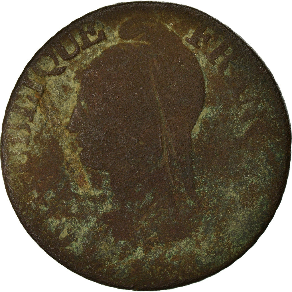 Münze, Frankreich, Dupré, 5 Centimes, AN 8, Strasbourg, SGE, Bronze, KM:640.4