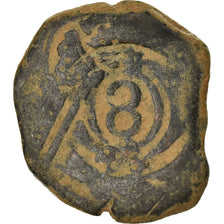 Coin, Spain, Philip IV, 8 Maravedis, 1654, VF(20-25), Copper