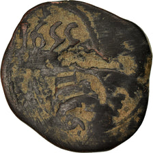 Coin, Spain, Philip IV, 6 Maravedis, 1655, Granada, F(12-15), Copper