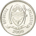 Moneda, Botsuana, 10 Thebe, 2008, SC, Níquel chapado en acero, KM:27