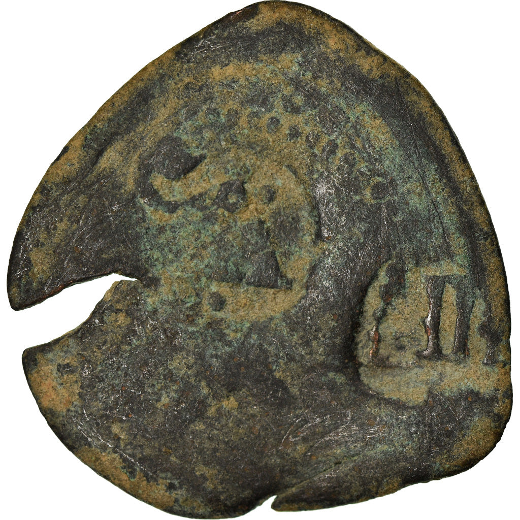 Moeda, Espanha, Philip IV, 6 Maravedis, VG(8-10), Cobre