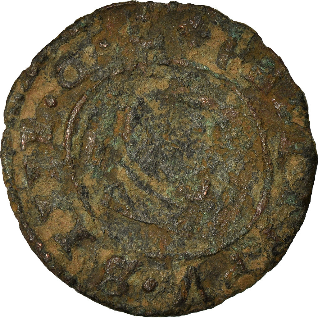 Moeda, Espanha, Philip IV, 4 maravedis, Madrid, VF(20-25), Cobre