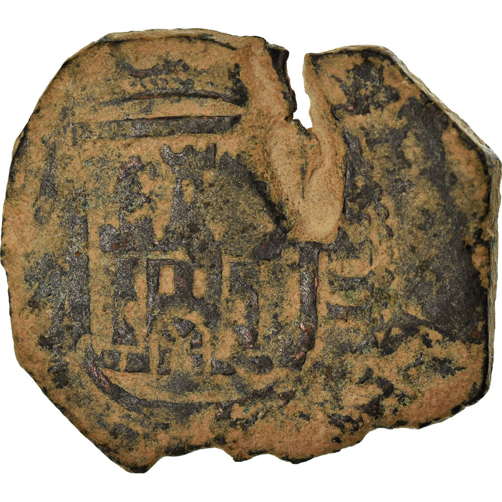 Coin, Spain, Philip III, 4 maravedis, Toledo, VF(20-25), Copper