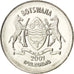 Moneta, Botswana, 50 Thebe, 2001, SPL, Acciaio placcato nichel, KM:29