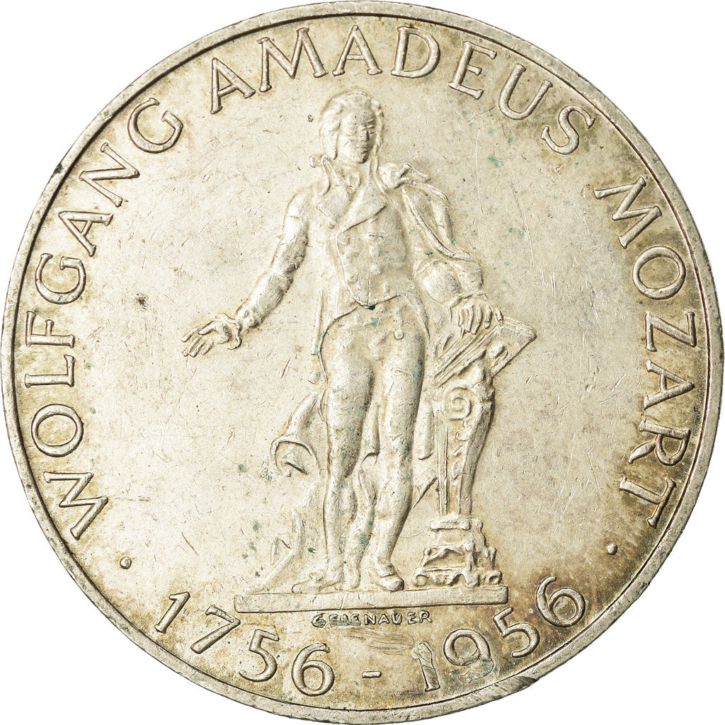 Moneda, Austria, 25 Schilling, 1956, MBC, Plata, KM:2881