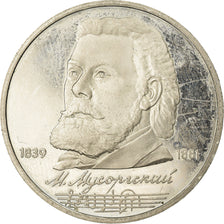 Moeda, Rússia, Rouble, 1989, Saint-Petersburg, AU(50-53), Cobre-níquel, KM:220