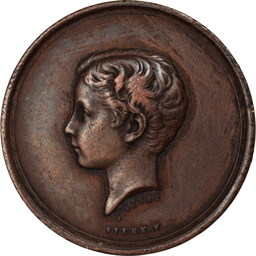 France, Jeton, Napoléon IV, Société du Prince Impérial, Enfance au Travail