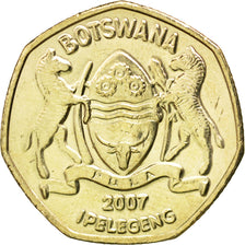 BOTSWANA, Pula, 2007, British Royal Mint, KM #24, MS(63), Nickel-Brass, 23.5,...