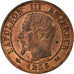 Coin, France, Napoleon III, Napoléon III, Centime, 1855, Rouen, AU(55-58)