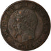 Coin, France, Napoleon III, 1 Centime, 1855, Marseille, EF(40-45), Bronze