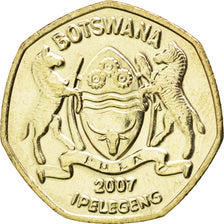 BOTSWANA, Pula, 2007, British Royal Mint, KM #24, MS(63), Nickel-Brass, 23.5,...