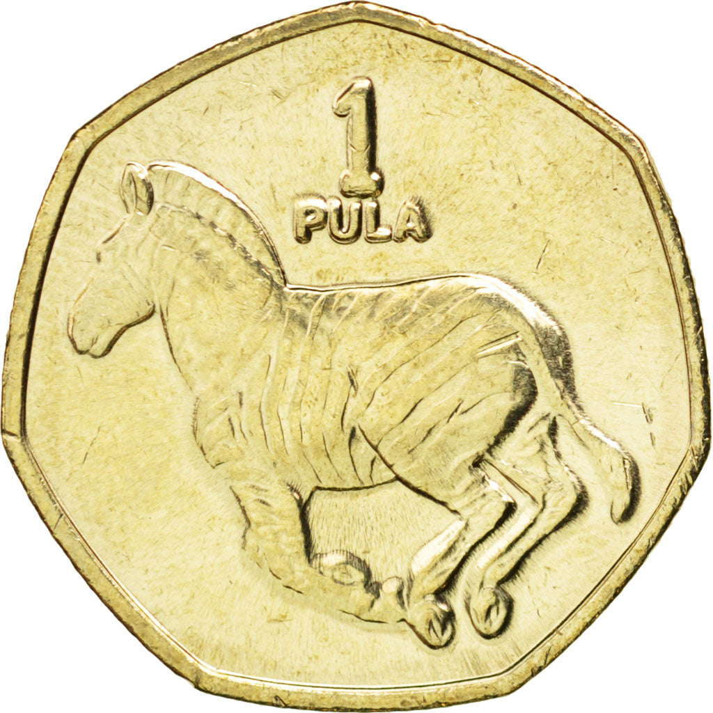 BOTSWANA, Pula, 2007, British Royal Mint, KM #24, MS(63), Nickel-Brass, 23.5,...