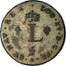 Coin, France, Louis XV, Double sol (2 sous) en billon, 2 Sols, 1739, Caen