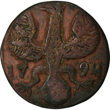 Coin, German States, AACHEN, 12 Heller, 1794, VF(30-35), Copper, KM:51