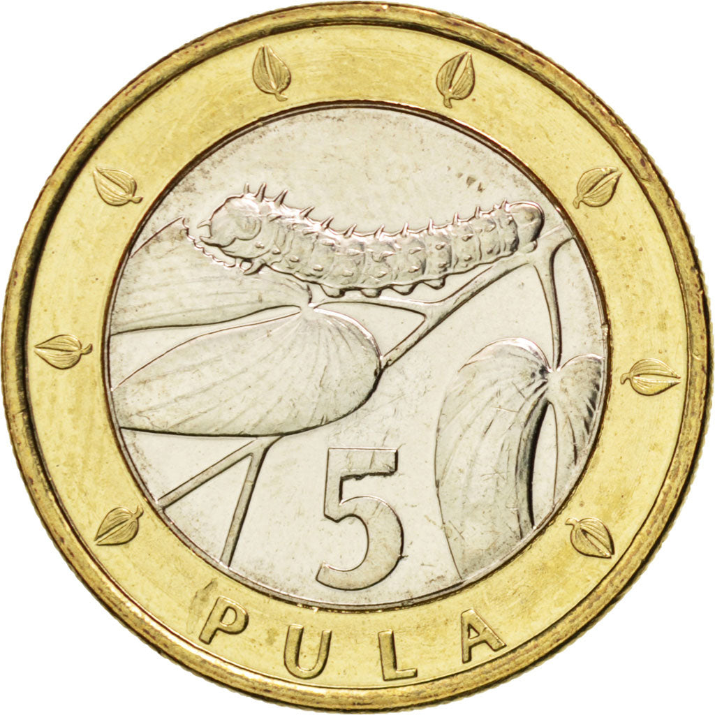 Moneda, Botsuana, 5 Pula, 2007, SC, Bimetálico, KM:30