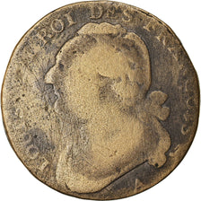 Monnaie, France, Louis XVI, 12 Deniers, 1793, Paris, B, Bronze, Gadoury:15