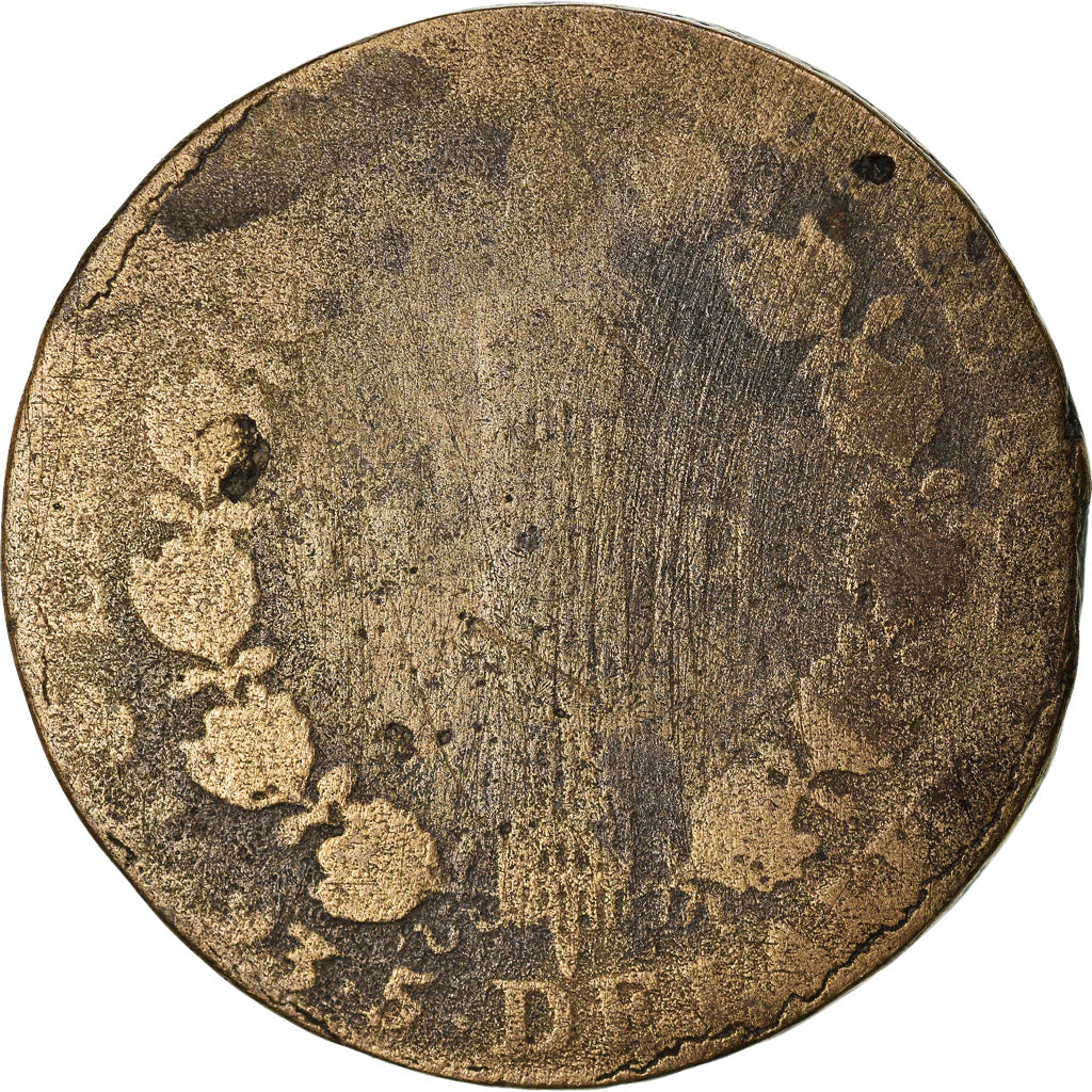 Monnaie, France, Louis XVI, 12 Deniers, 1793, Paris, B, Bronze, Gadoury:15