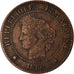 Munten, Frankrijk, Cérès, 2 Centimes, 1886, Paris, ZF, Bronze, KM:827.1