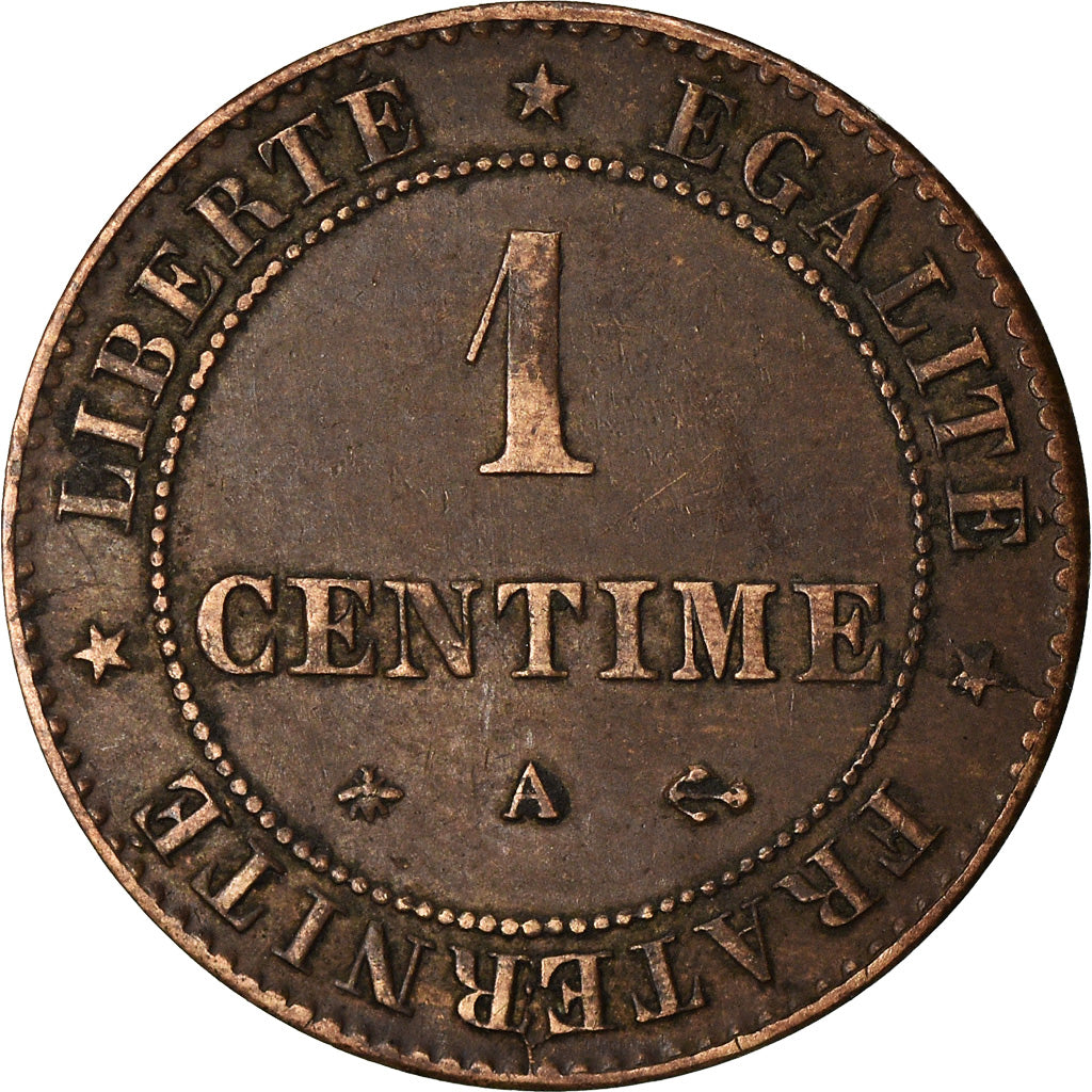 Coin, France, Cérès, Centime, 1878, Paris, EF(40-45), Bronze, KM:826.1