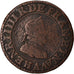 Moneta, Francia, Henri IV, Double Tournois, 1605, Paris, B+, Rame, KM:16.1