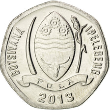 Botswana, 5 Thebe, 2013, KM #New, MS(63), Nickel plated steel, 2.19
