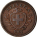 Coin, Switzerland, Rappen, 1907, Bern, AU(50-53), Bronze, KM:3.2
