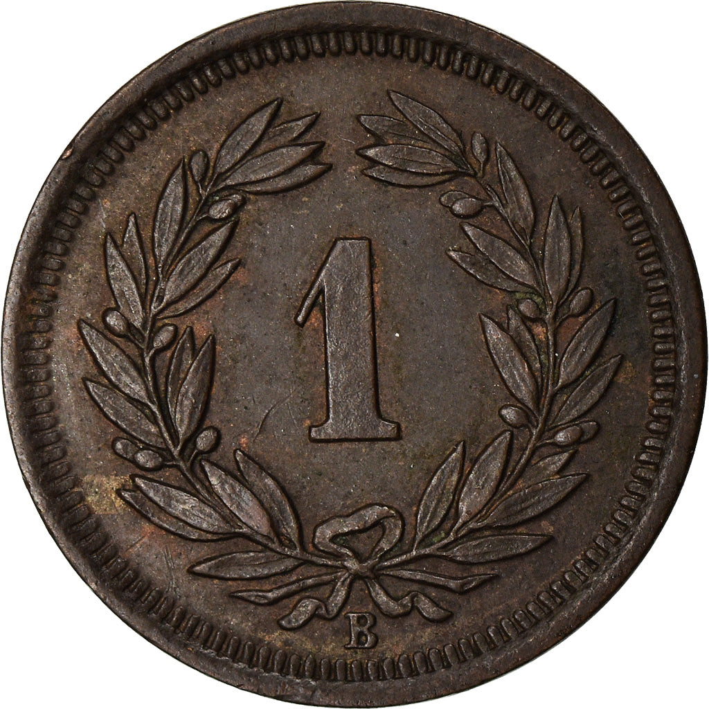 Moneta, Svizzera, Rappen, 1913, Bern, SPL-, Bronzo, KM:3.2