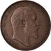 Coin, Great Britain, Edward VII, Penny, 1902, AU(50-53), Bronze, KM:794.2