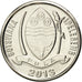 Moneta, Botswana, 10 Thebe, 2013, MS(63), Nickel platerowany stalą, KM:New
