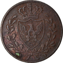 Moneta, STATI ITALIANI, SARDINIA, Carlo Felice, Centesimo, 1826, Torino, MB+
