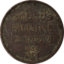 Coin, Palestine, Mil, 1939, VF(30-35), Bronze, KM:1