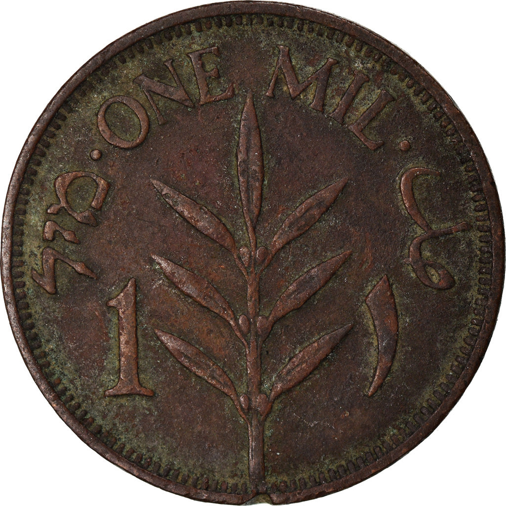 Coin, Palestine, Mil, 1939, VF(30-35), Bronze, KM:1