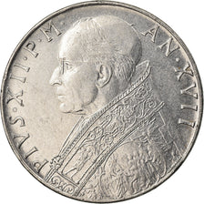 Moneta, CITTÀ DEL VATICANO, Pius XII, 100 Lire, 1955, Roma, BB, Acciaio